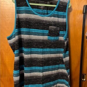 Men’s Premium Xpression Striped Sleeveless Tank Top 3X NWT